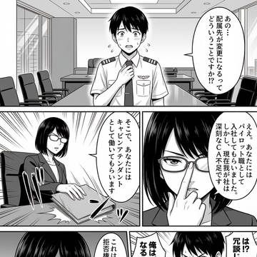 パイロットなのに人手不足でCAに⁉