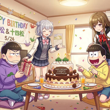 ハッピーバースデー!数字松!8