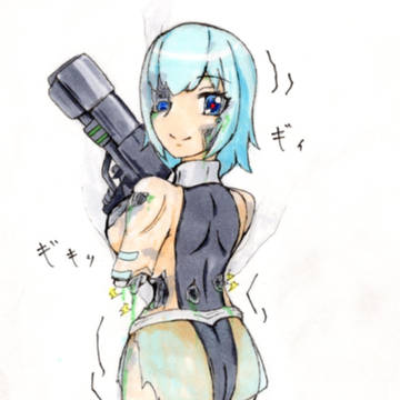 破損したアンドロイド