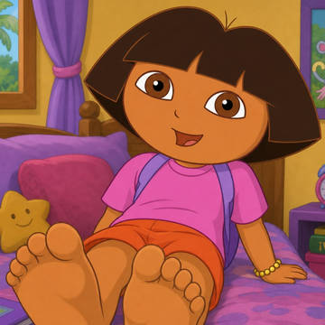 Dora's feet & toes