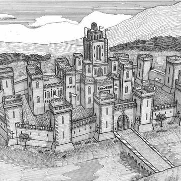 The Castle and the Fifteen Tower