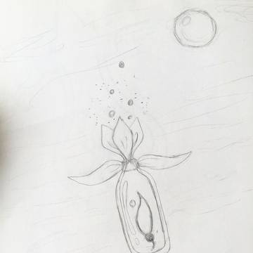漂う羽根
