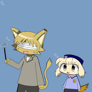 オーボエとメリーのイラスト