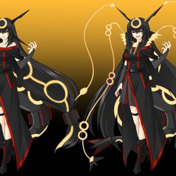 立ち絵制作~ 擬人化レックウザ ~