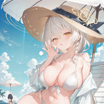 ビキニ(白尾エリ)