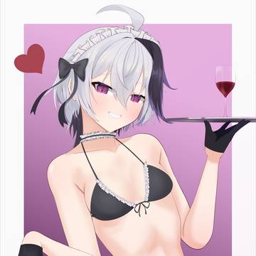 メイドビキニ姿の花ちゃんにお給仕してもらいたい