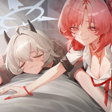 ブルーアーカイブ / 夜桜キララ & 旗見エリカ