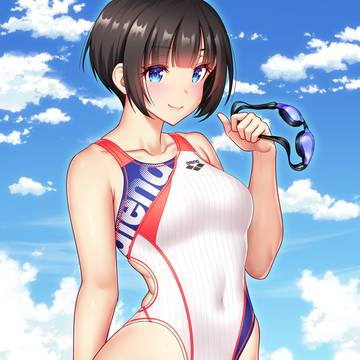 左右非対称のarena競泳水着⭐︎