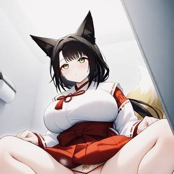 中出し後におしっこしてる