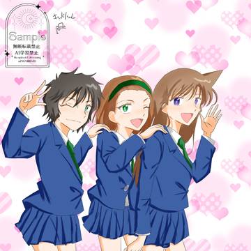 仲良しJK組💚🧡🩷