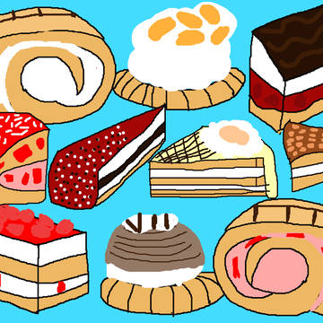 絵が下手なケーキ、買えない