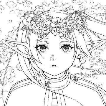 luluの線画