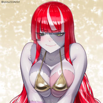 Ollie in a bikini