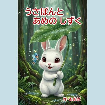 絵本📖うさぽんと妖精の旅シリーズ第6話 うさぽんとあめのしずく