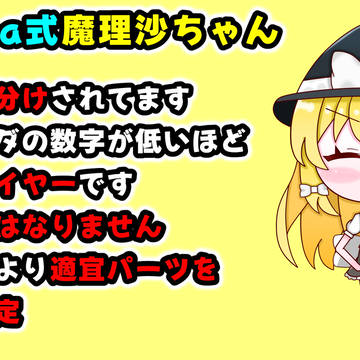 デフォルメ霧雨魔理沙立ち絵配布!