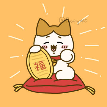 金のハチワレ