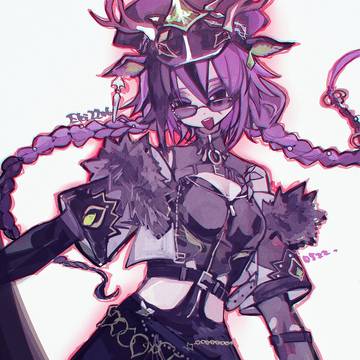 双挽乃保いっぱい描いた