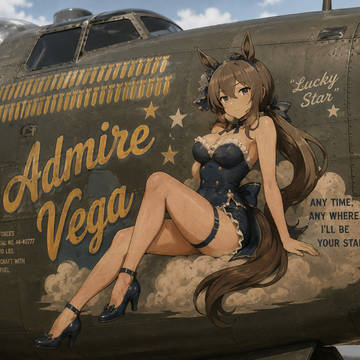 ノーズアートアヤベさん&カレンチャン