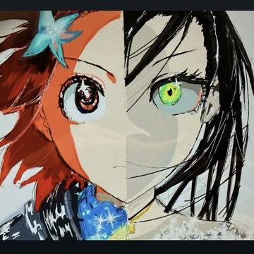 メダリスト描いた❣️