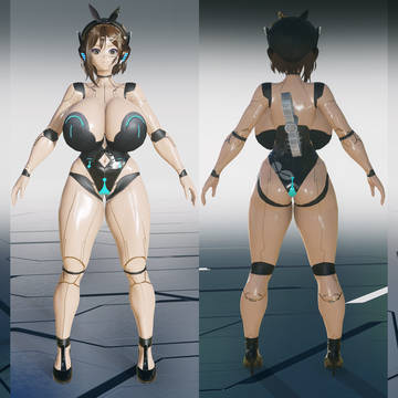 (PSO2) Sexy Robot Ryza Fullbody