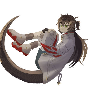 ぶっとい龍の尻尾が生えてたらいいなのちーたま