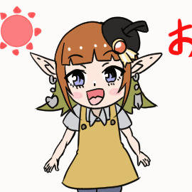 動く自称漫画家エルフ