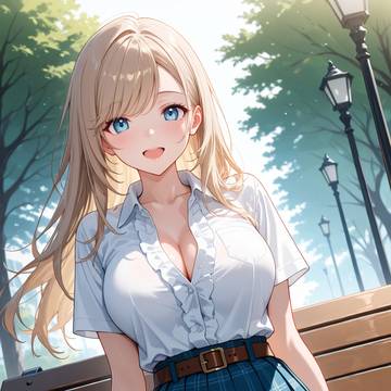 公園でひと休み💕