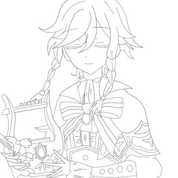 ウェンティ（線画のみ）