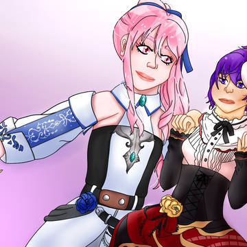 騎士瑞希と姫っぽいまふゆ