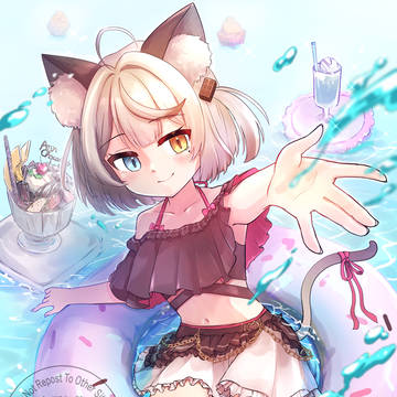 アン・ショコラトルさん 水着