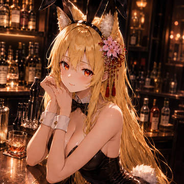 「主様、いらっしゃいませ ―朱音バニー―」