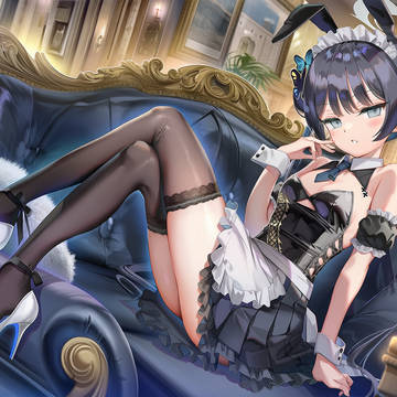 黑色兔兔妃妃