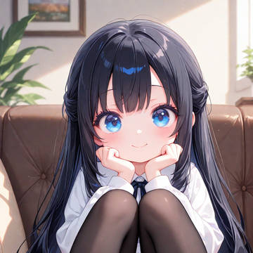 赤いスカートのお座り女の子(タイツ版)
