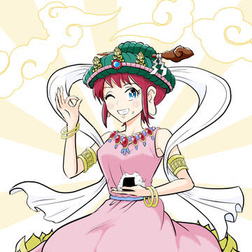 如面菩薩　【ビックリマンシール】