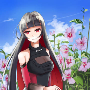 ムクゲ（無窮花）とマウムさん