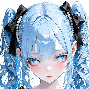 硝子色のまなざし、黒いリボンの静寂