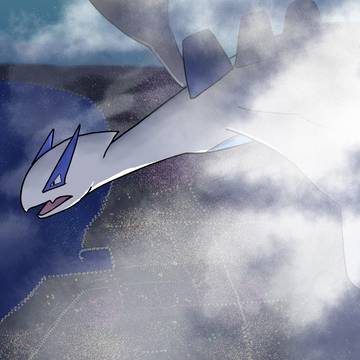 空を切り裂く白い影