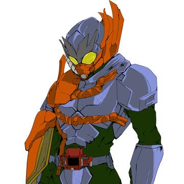 仮面ライダーベイル　落書き