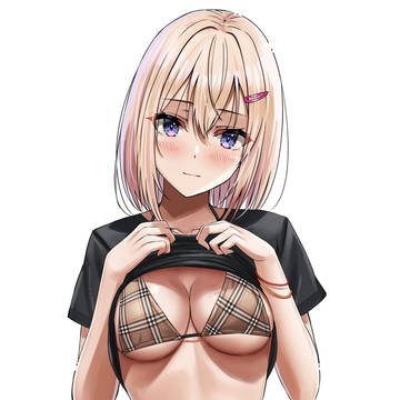 暑いから私服の下にビキニ着てるやつ