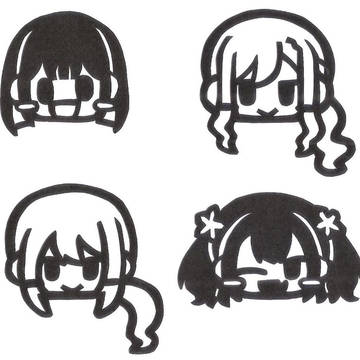 切り絵『プチばっどがーる』