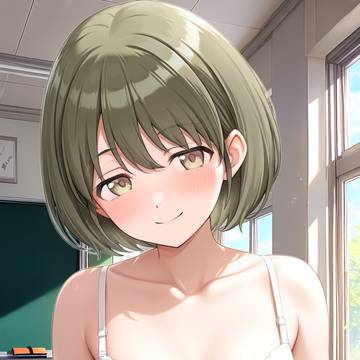 脱衣する七草にちか