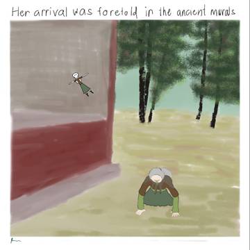 Le Fae Woman's Murals
