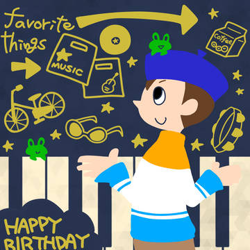 スギくんハピバ絵
