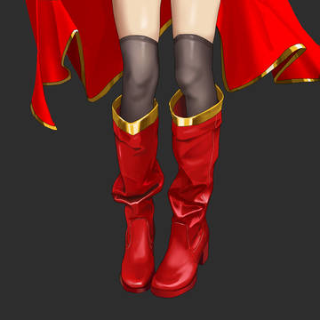 Supergirl-55 靴-2