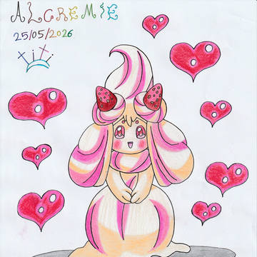 Alcremie 🍰🍓🍦 🎂💖✨🌸🩷🍬🧁