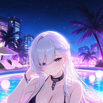 休日ナイトプールなベルファスト