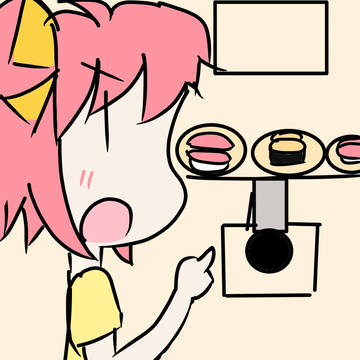 回転ずしに行くしおりちゃん①