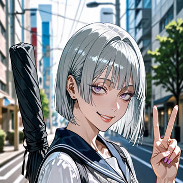 ストリートスナップ風