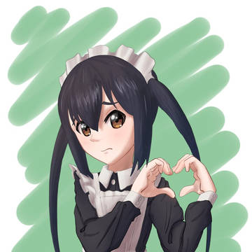 中野 梓 メイド姿