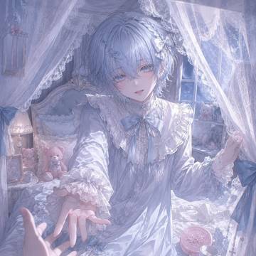 ロリータ男の娘カップルのお泊り会